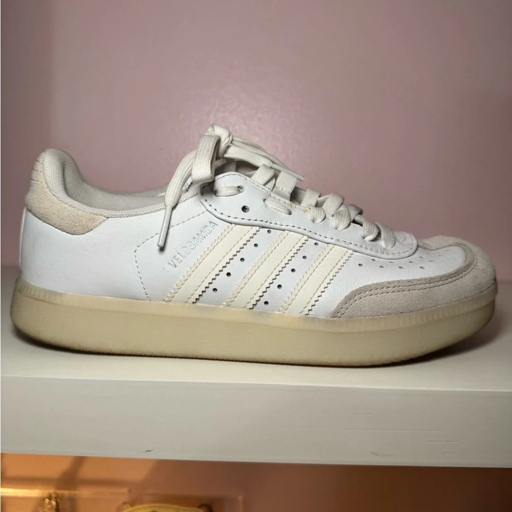 ADIDAS VELOSAMBA LEATHER CYCLING SHOES - Picture 4 of 7